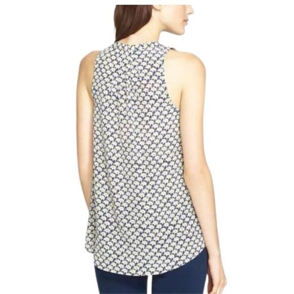 ✨Joie Silk Aruna Sz XS Tank Porcelain Sandstone Elephant Novelty Print✨ - Picture 5 of 12